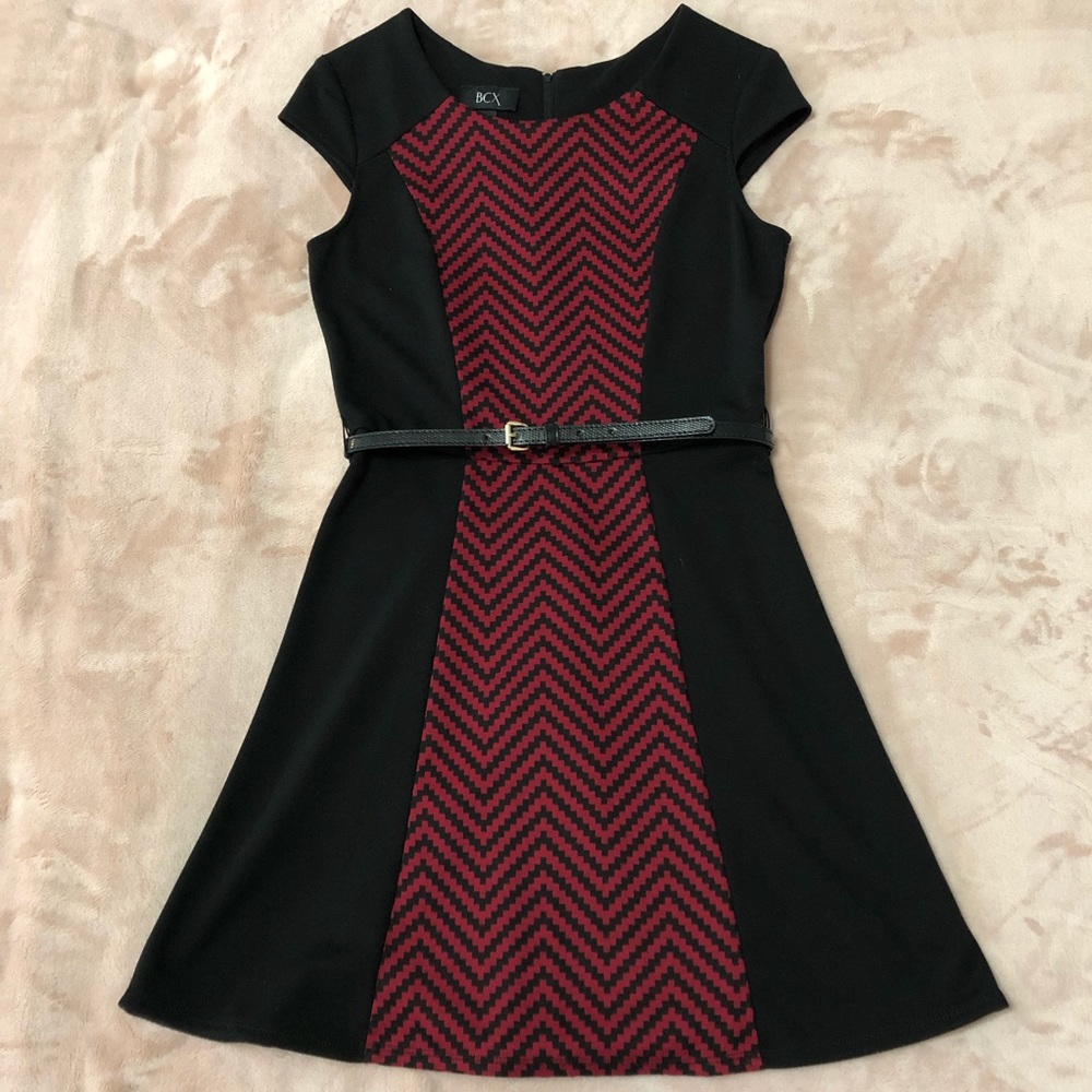 Chevron Skater Dress